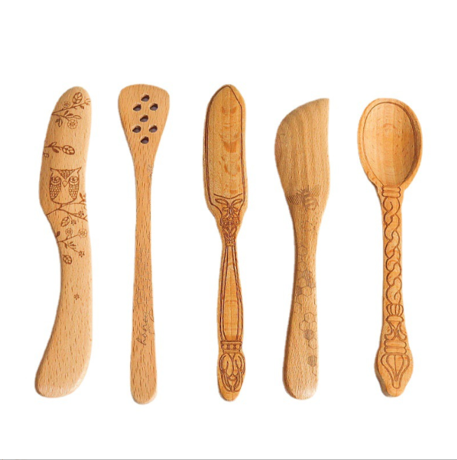 Cooking Bamboo Spoon Utensil Set