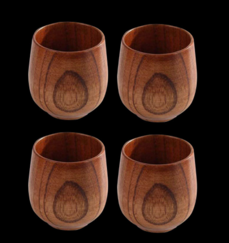 Wooden Tea Cups