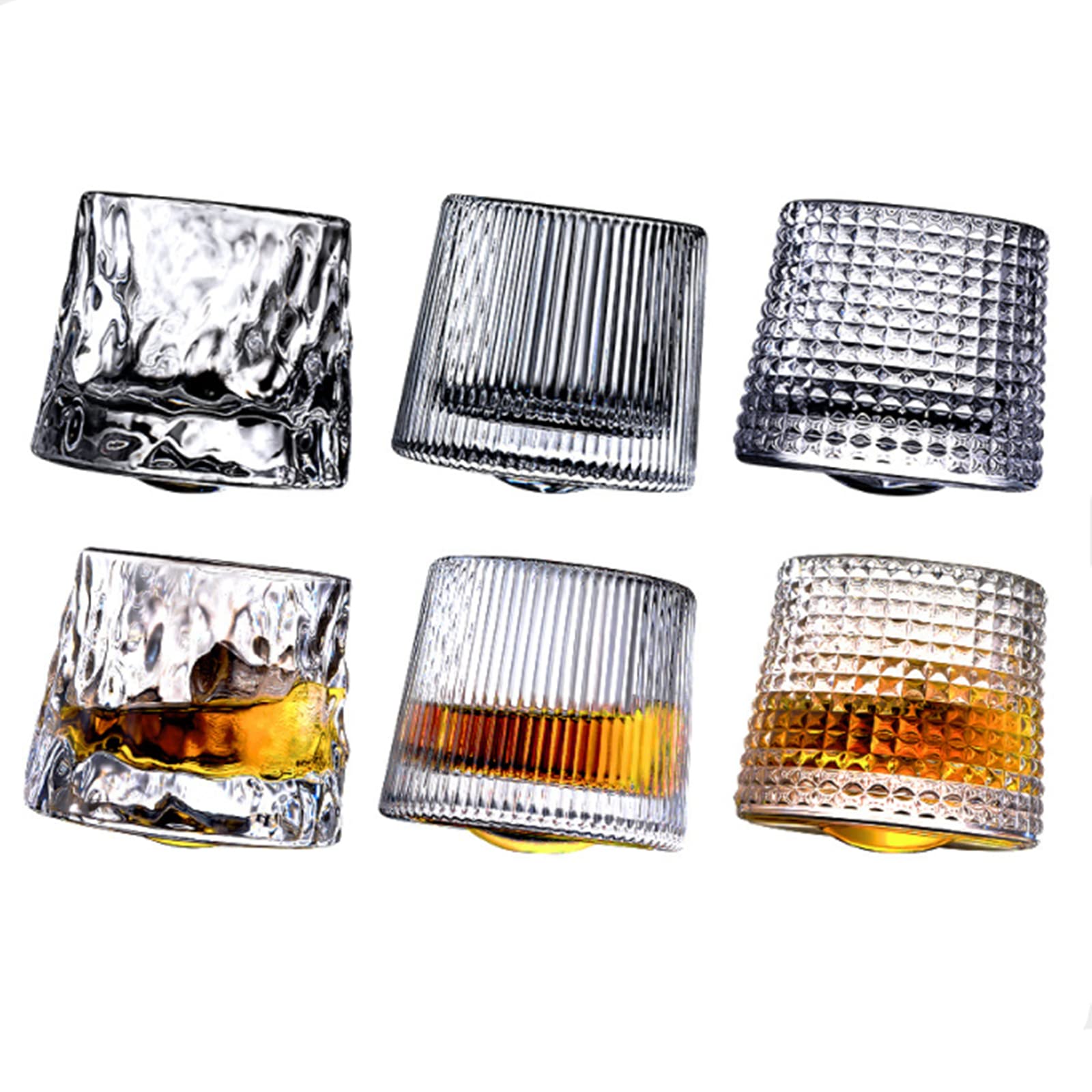 Whiskey Rotating Glasses