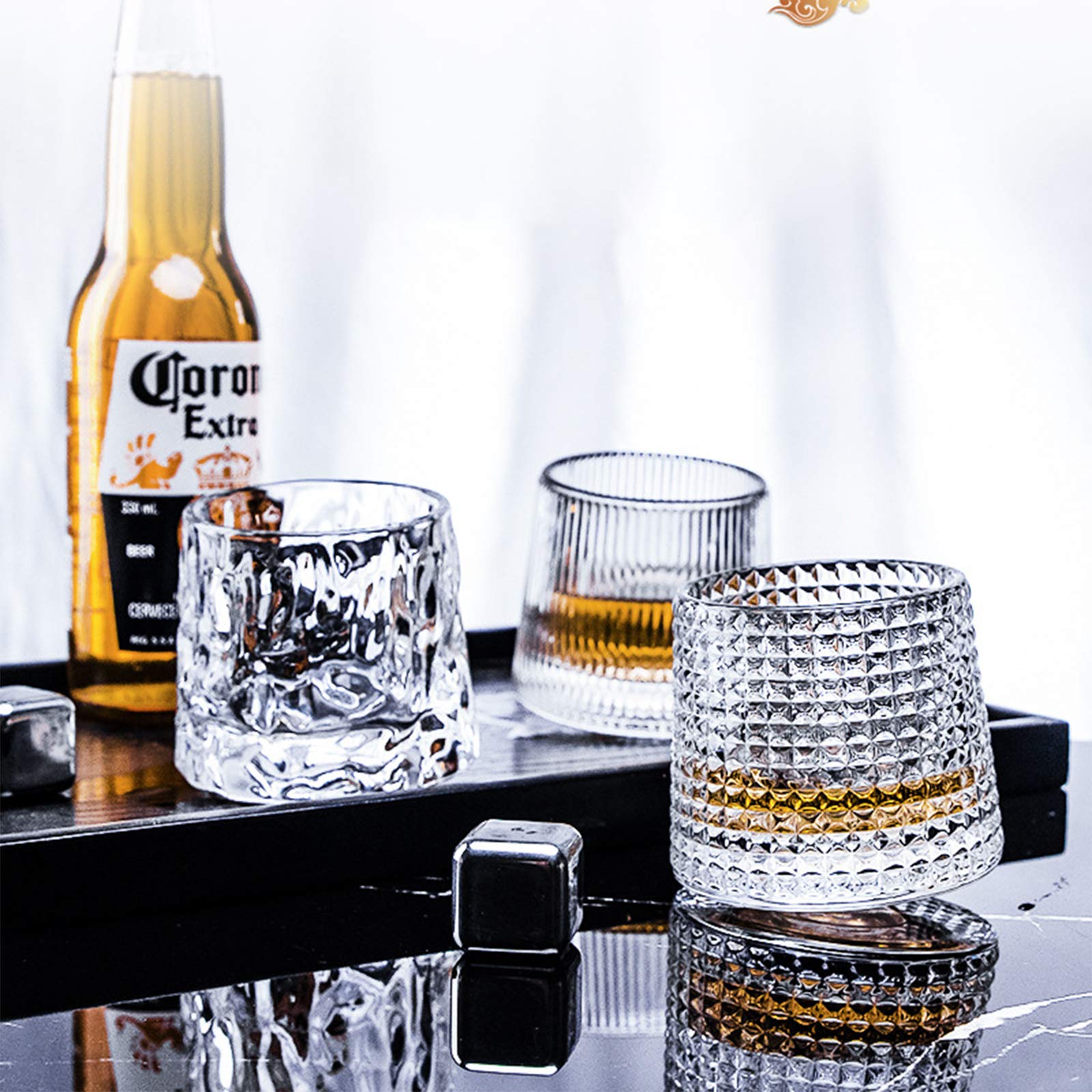 Whiskey Rotating Glasses