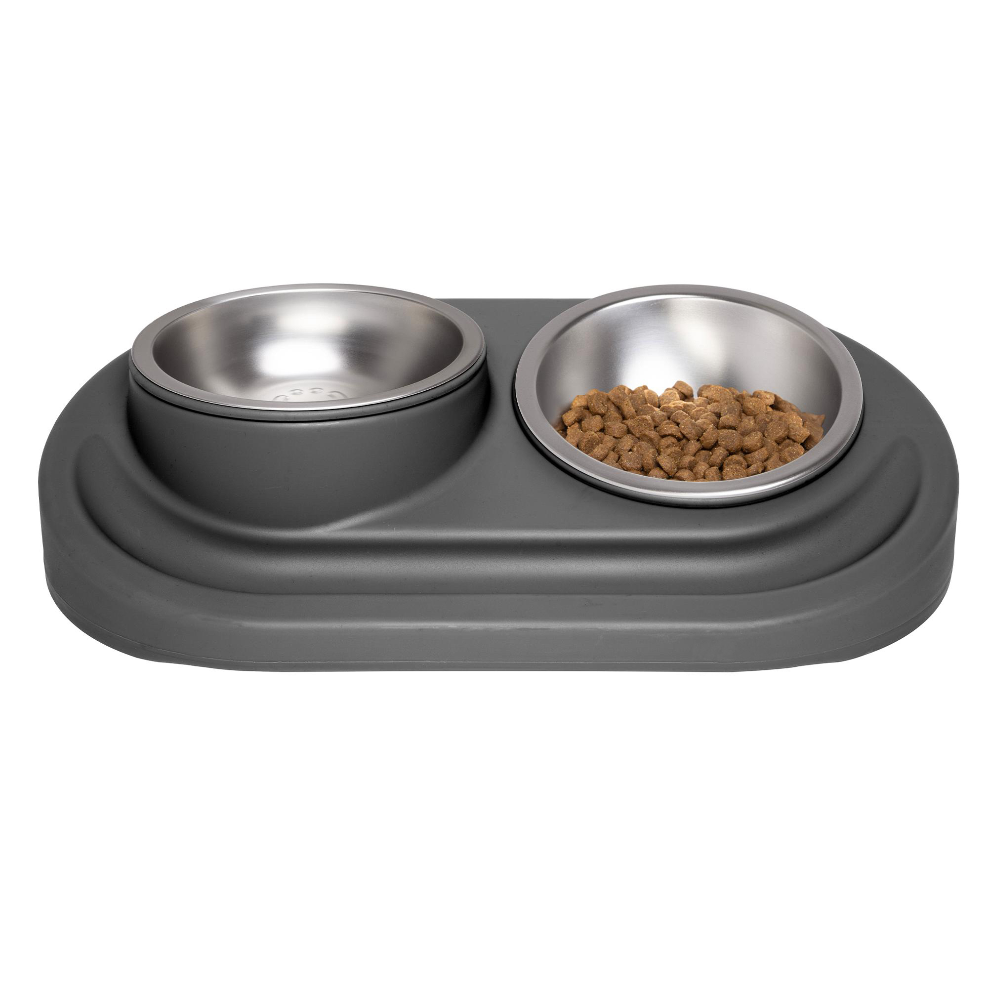 Non-slip Silicone Stainless Steel Pet Bowl