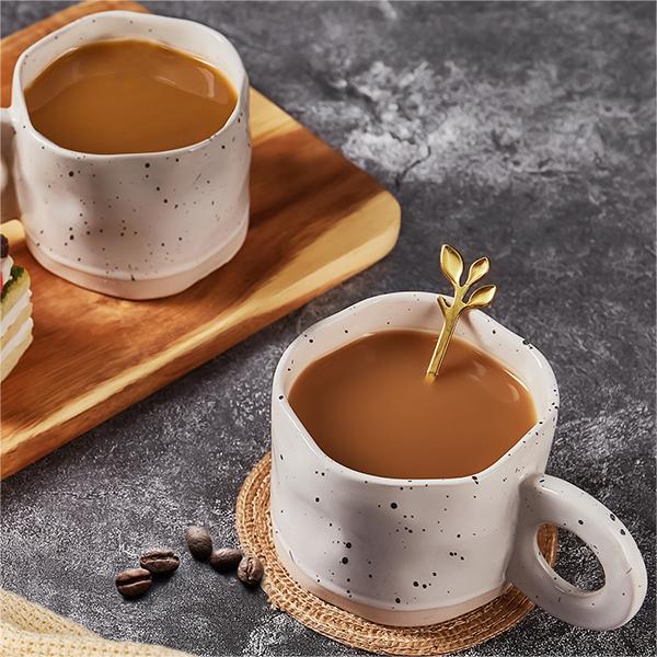 Stoneware Coffee Cups with Handle