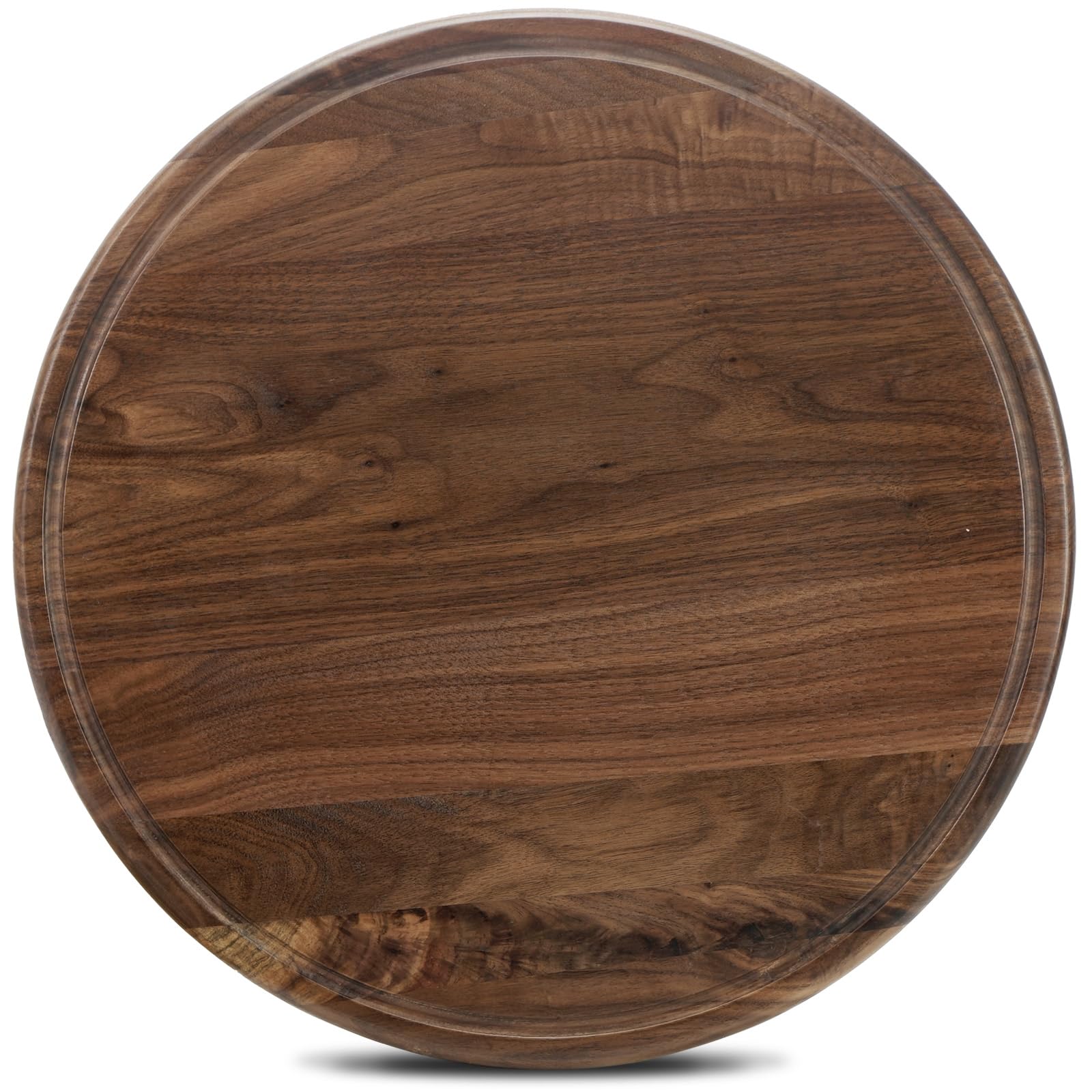 Round Walnut Wood Cutting Board