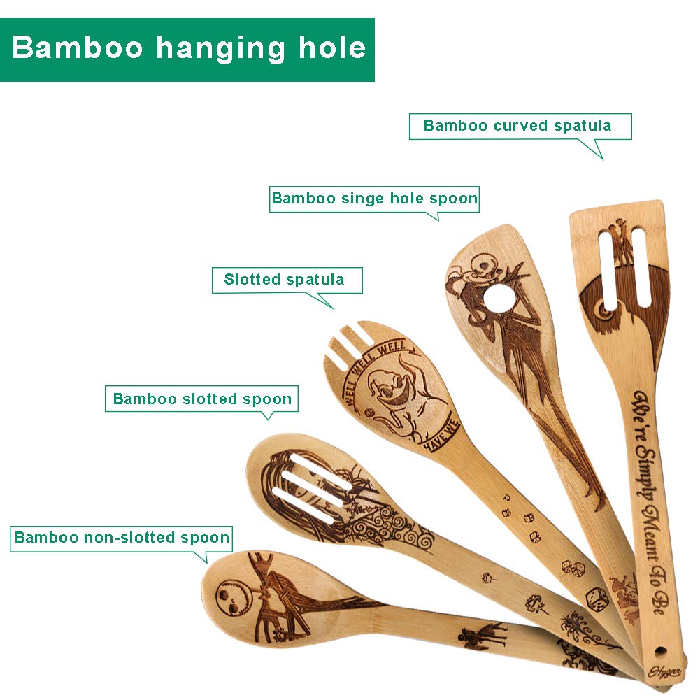 Cooking Bamboo Spoon Utensil Set