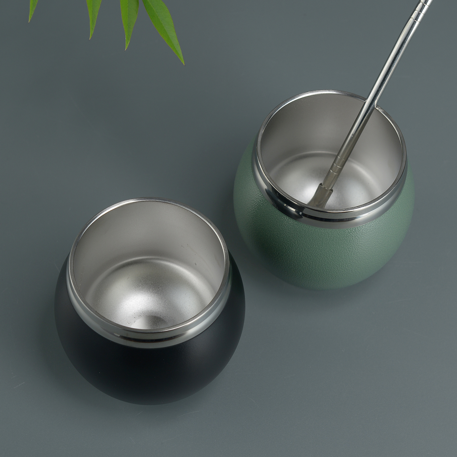 Double-Layer Mate Cup for Yerba Mate 