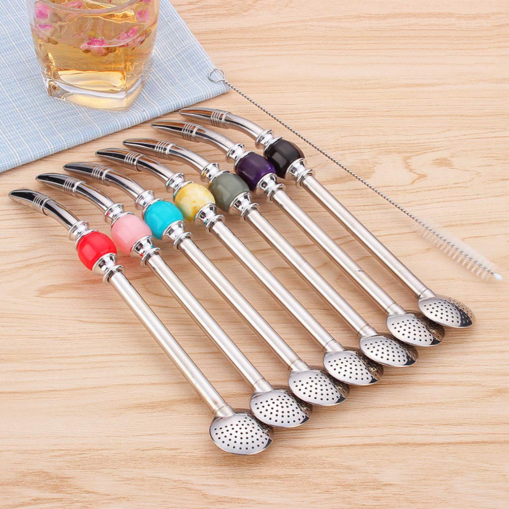 Stainless Steel Mate Set with Cleaning Brush