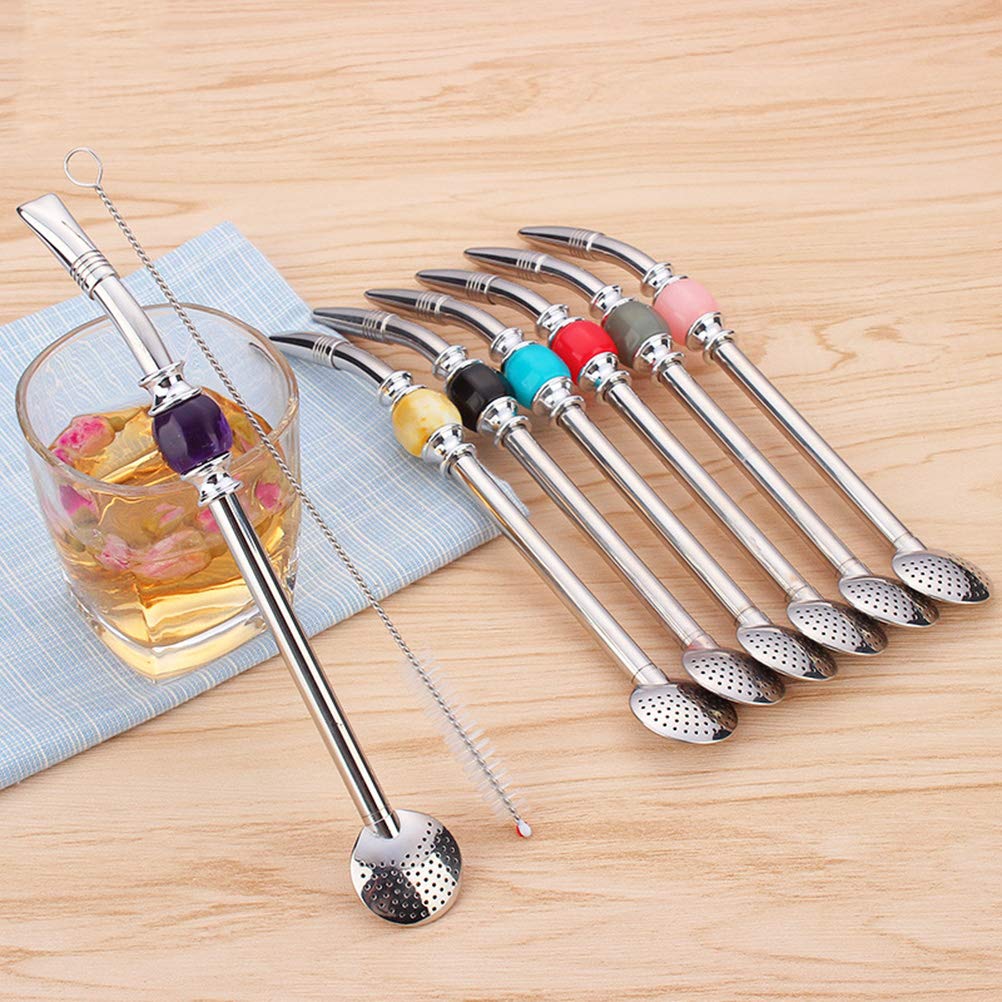 Stainless Steel Mate Set with Cleaning Brush