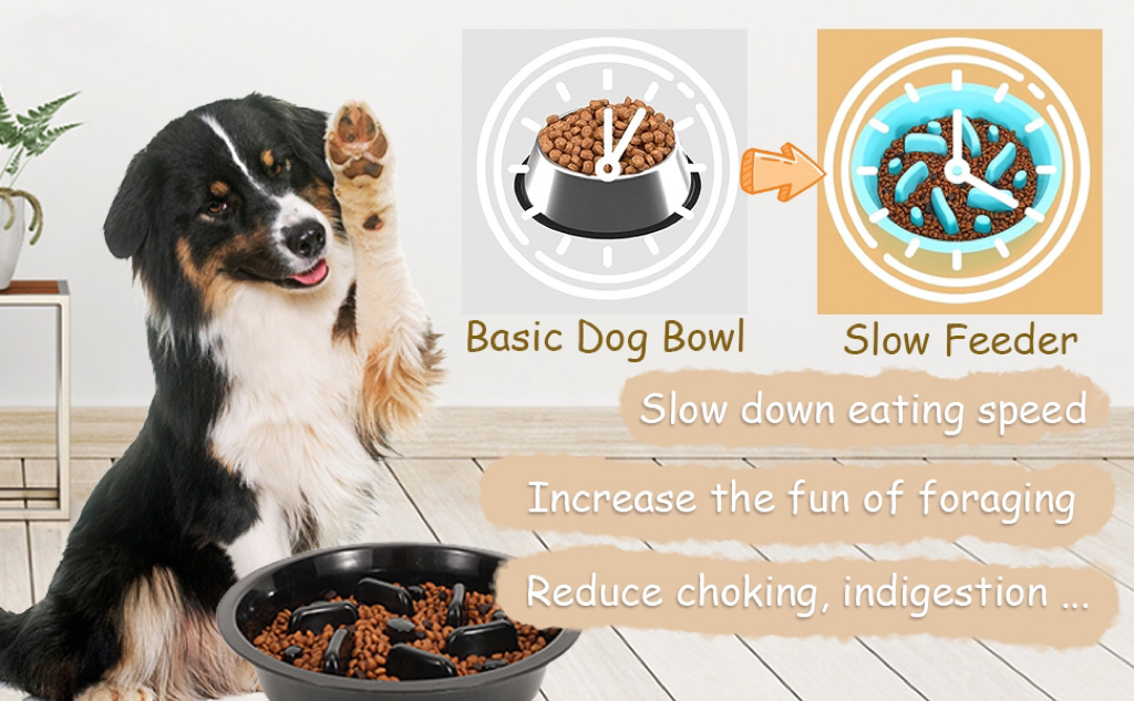 Pet safe slow food bowl, pp food grade silicone(图2)