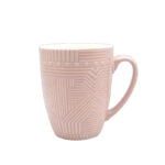 Embossed glaze ceramic cups