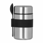 Food insulation jar with spoon