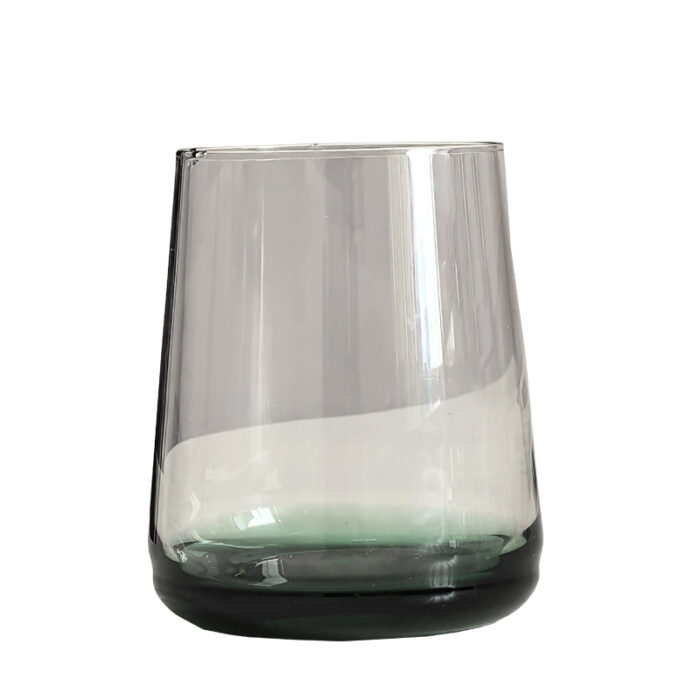 Glass water cup