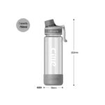 Large capacity plastic water bottle