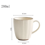Ceramic coffee cup
