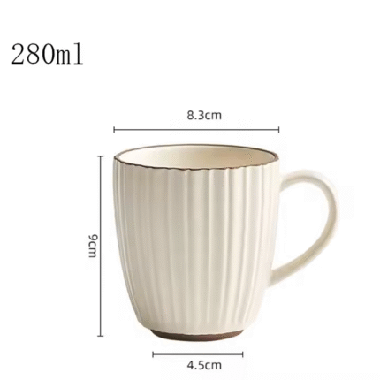 Ceramic coffee cup