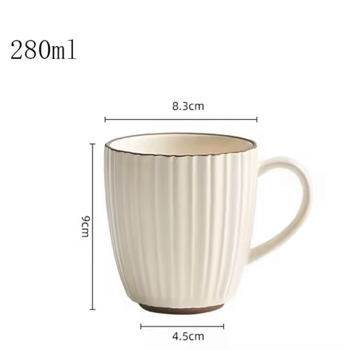 Ceramic coffee cup