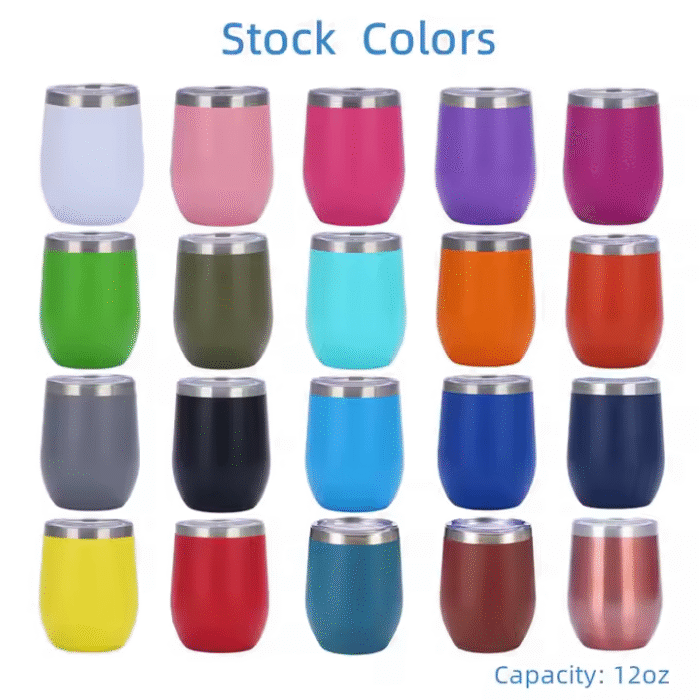12 oz stainless steel coffee mug