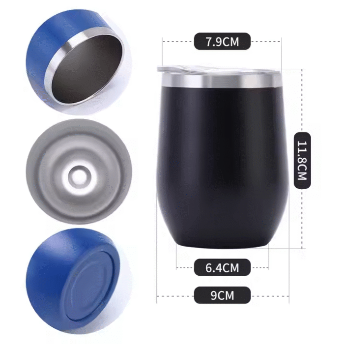 12 oz stainless steel coffee mug