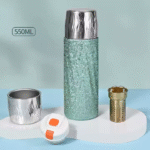 Titanium coated stainless steel water bottle
