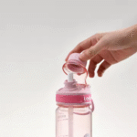 Large capacity plastic water bottle