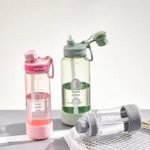 Large capacity plastic water bottle