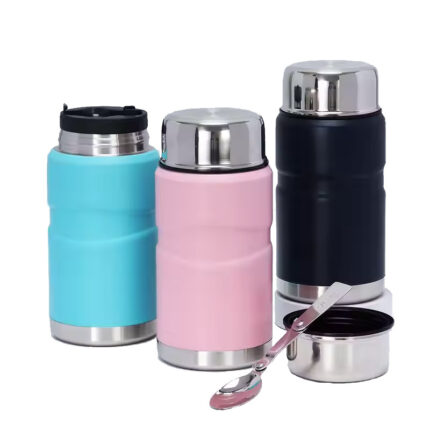 Stainless steel insulated food cans