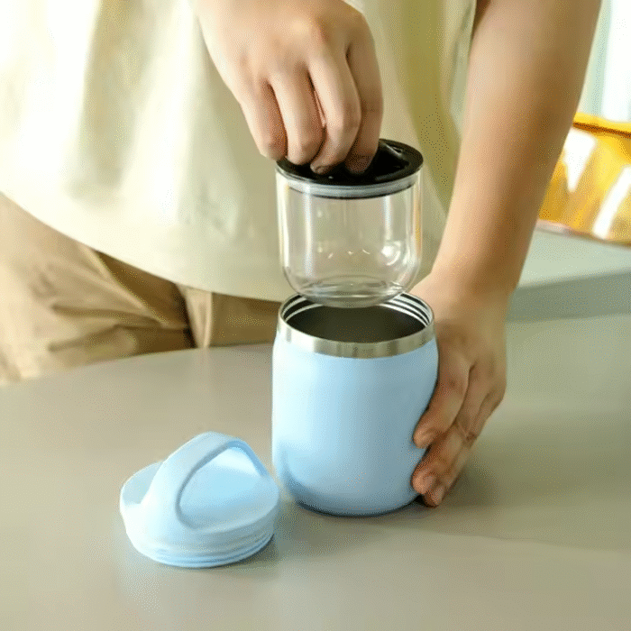 Stainless steel food can