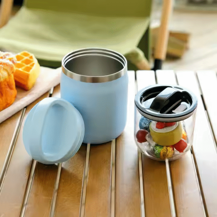 Stainless steel food can