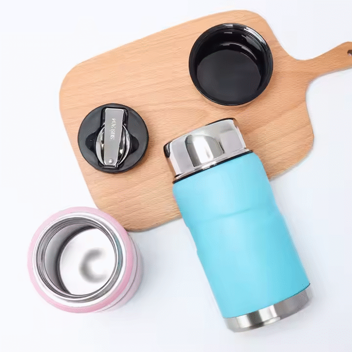 Stainless steel insulated food cans