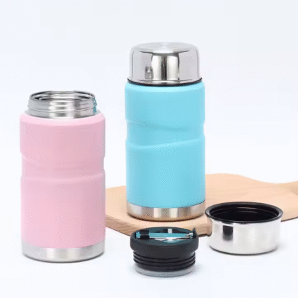 Stainless steel insulated food cans