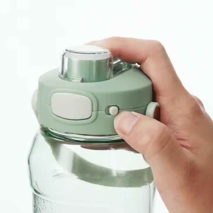 Leak-proof plastic water bottle