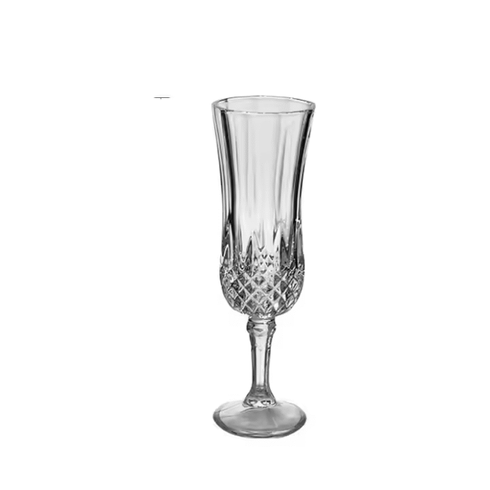 High-stemmed wine glass