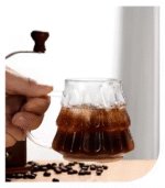 Heat-resistant glass cup