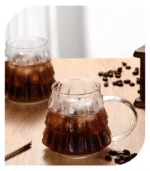 Heat-resistant glass cup