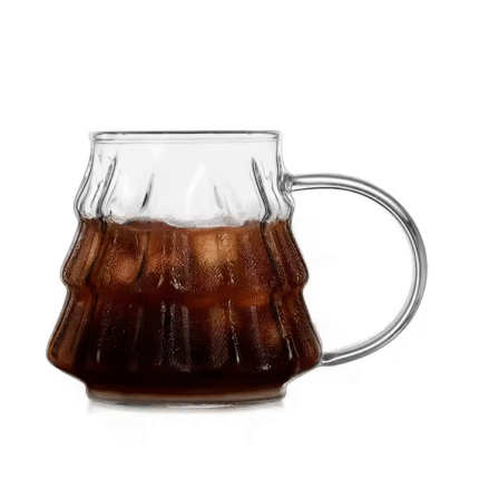Heat-resistant glass cup