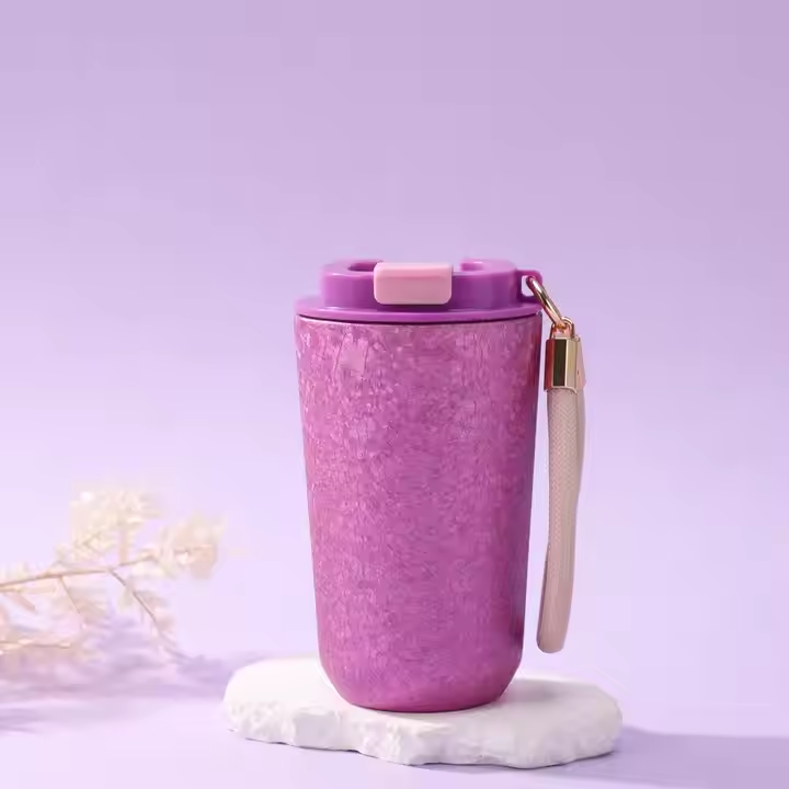 Titanium thermos cup