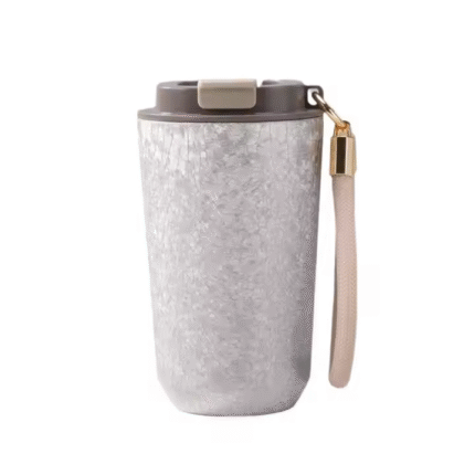 Titanium thermos cup