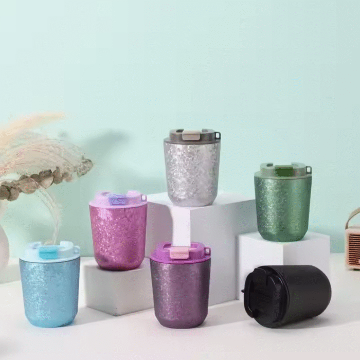 Titanium thermos cup