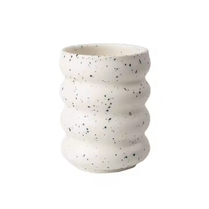 Multicolor ceramic coffee cup