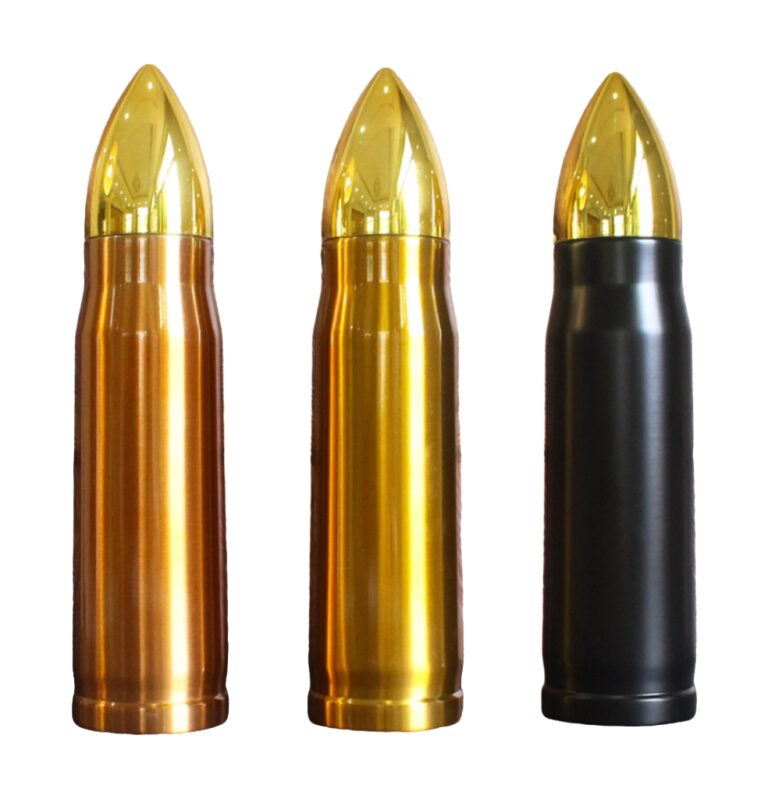 bullet shape stainless steel flask