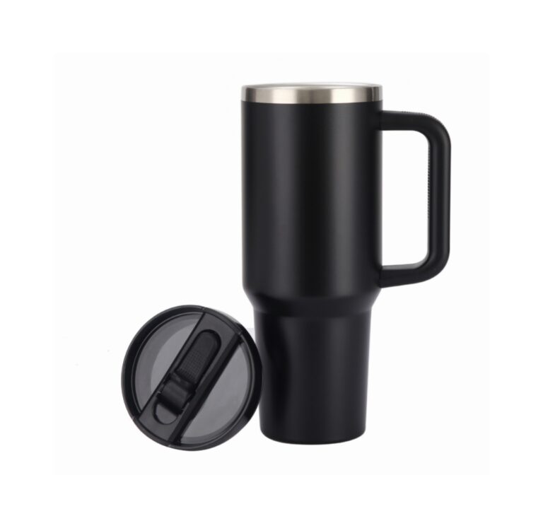 40oz stainless steel tumbler with handle