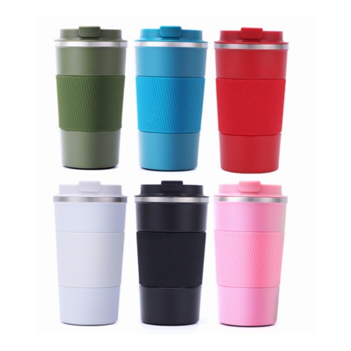 stainless steel tumbler with antislip sleeve