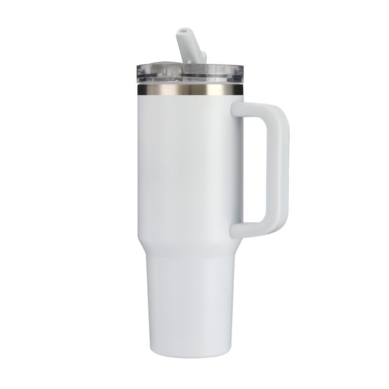 40oz stainless steel tumbler with handle