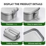 40oz Titanium Lunch Box with Handle
