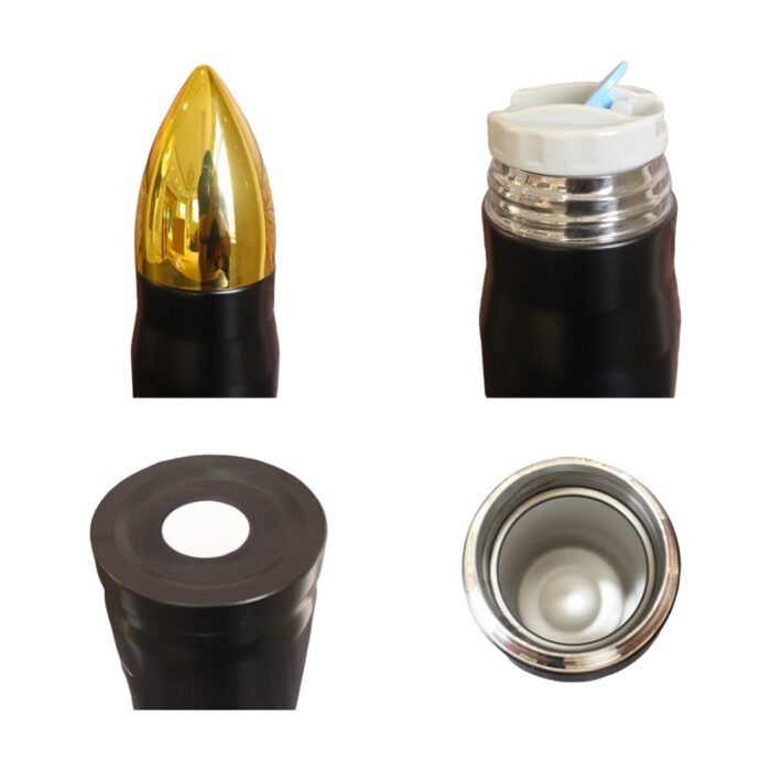 bullet shape stainless steel flask