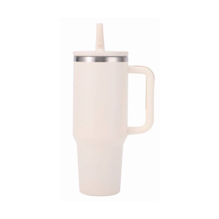 40oz stainless steel tumbler with foldable straw