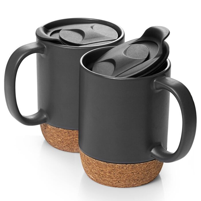 Coffee Cup with Cork Bottom