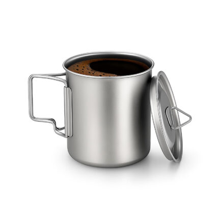 Titanium Camping Pot Mug 15oz