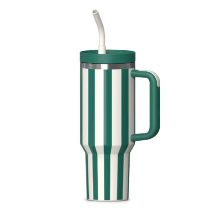 Tumbler with Handle and Straw 40 Oz