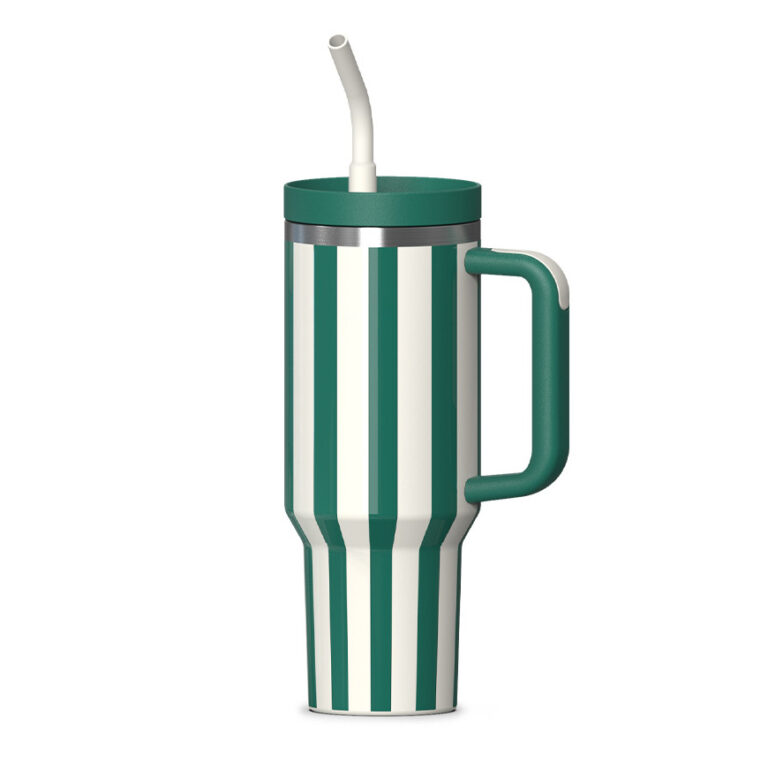 Tumbler with Handle and Straw 40 oz
