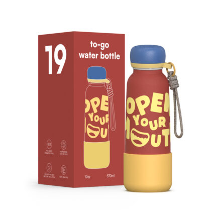 Water Bottle with Silicone Boot